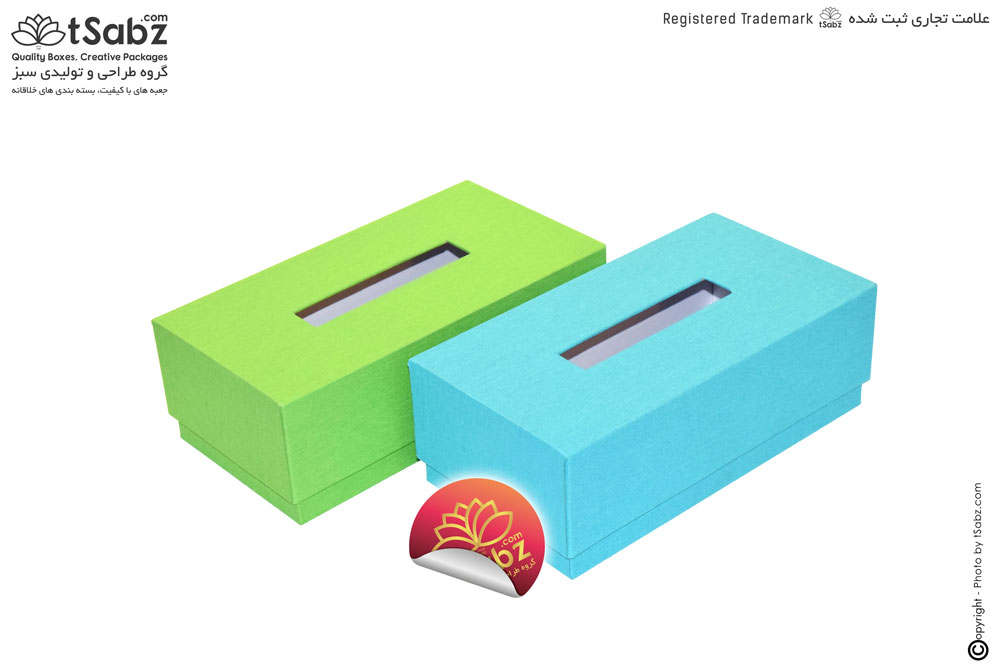 جعبه دستمال کاغذی - تولید جعبه دستمال کاغذی - ساخت جعبه دستمال کاغذی - هارد باکس به عنوان جعبه دستمال کاغذی
